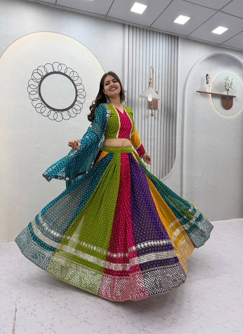 Pc 588 Georgette Navratri Special Chaniya Choli